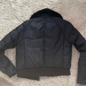 Armani exchange blue bomber jacket size extra small